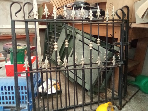 Metal driveway garden gate - garden,