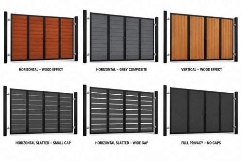 Composite gate bifolding - composite,