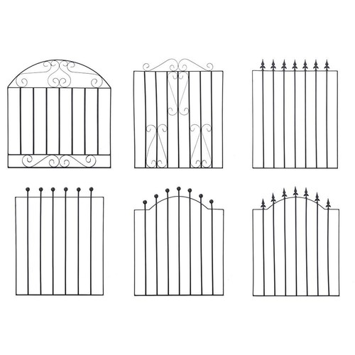 Garden gate wrought iron - garden,