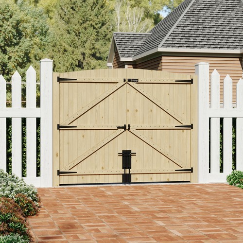 Double wooden gate - double, 6ft