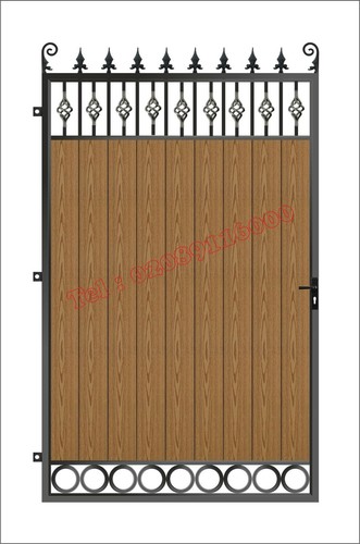 Composite wood door garden - door,